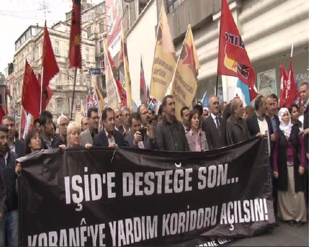 Beyoğlu\'nda Işid Protestosu