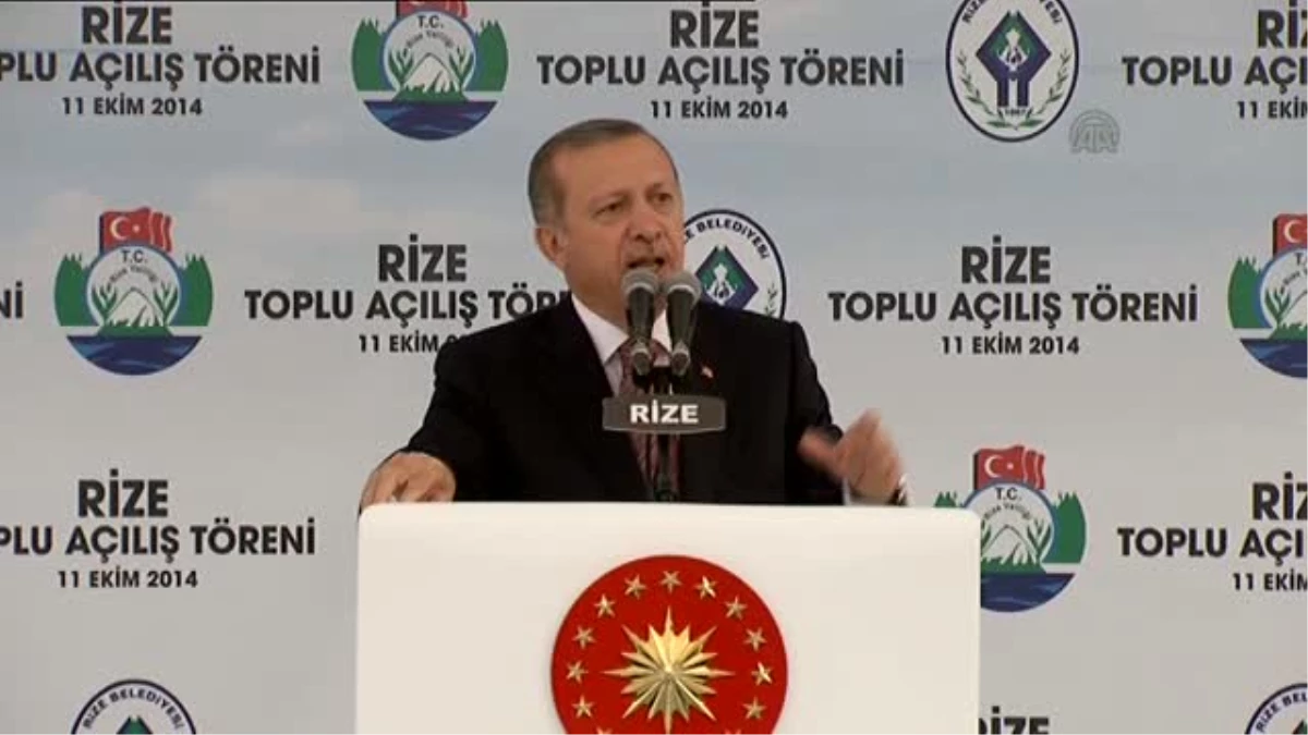 Erdoğan, Rize\'de Toplu Açılış Töreninde Konuştu (5)