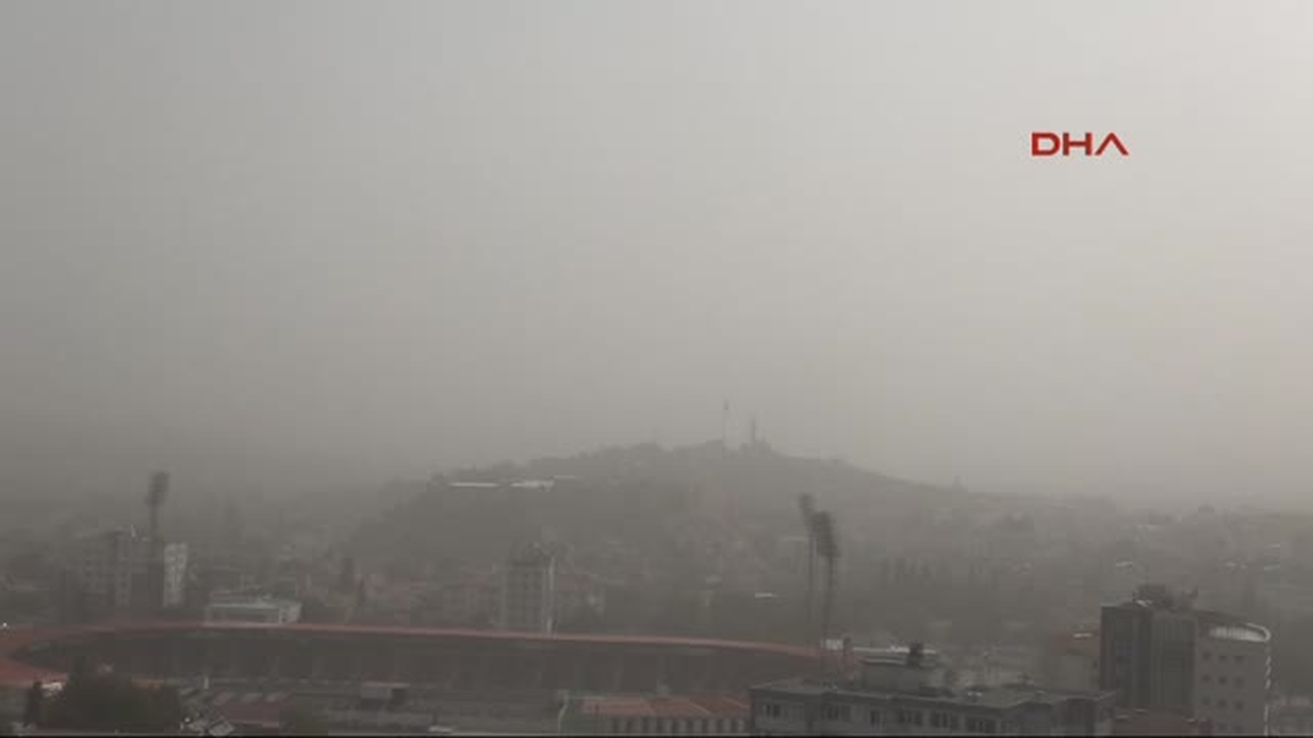 Gaziantep\'te Toz Bulutu Etkili Oldu