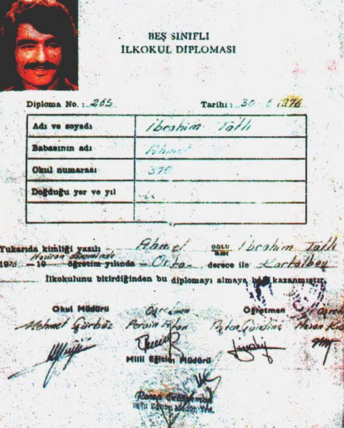 İbrahim Tatlıses\'in Diploması