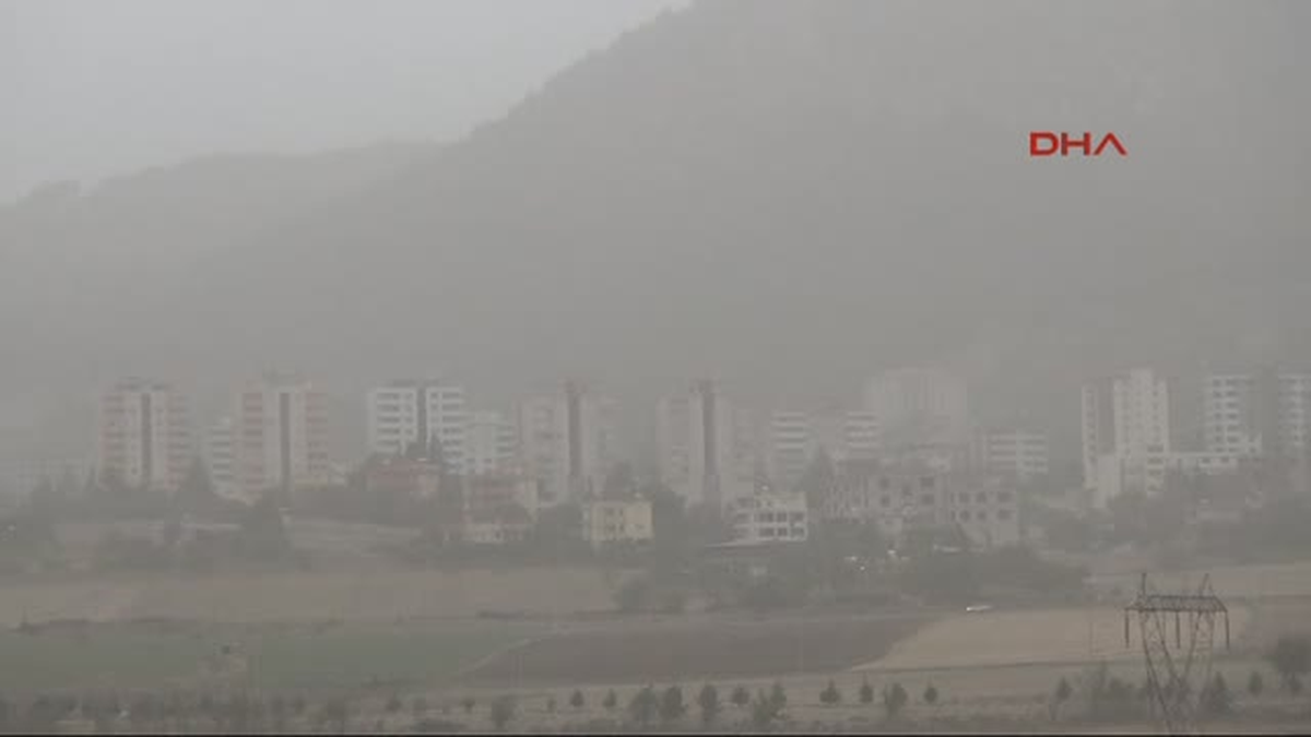 Kahramanmaraş Toz Bulutunun Etkisinde