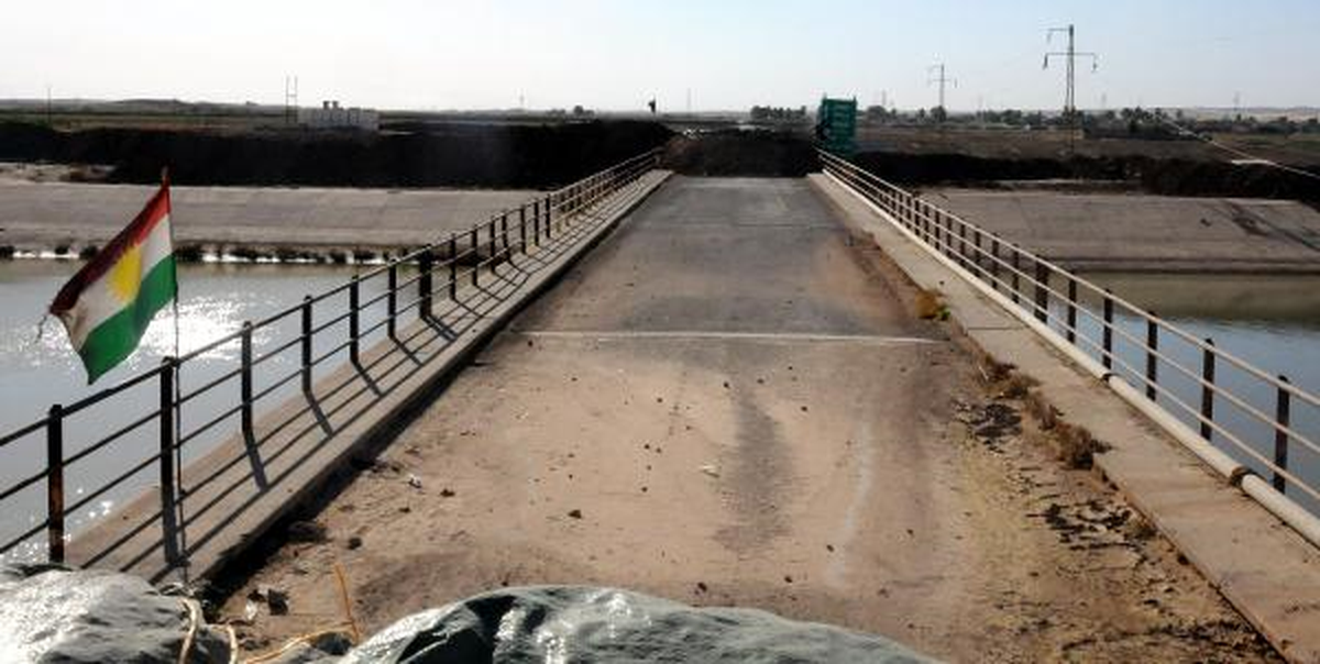 Kerkük\'te Işid ve Peşmerge Arasında 47 Metre Bulunan En Tehlikeli Mevzi