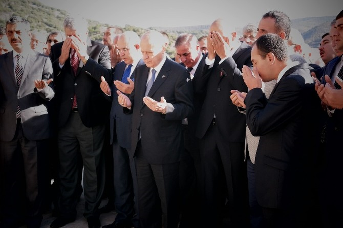 MHP Lideri Bahçeli Partisinin Kızılcahamam Kampında