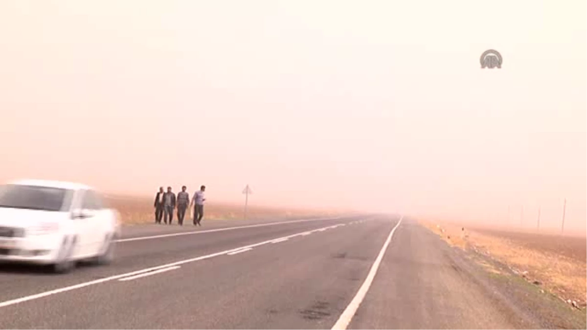 Suriye Sınırında Toz Bulutu