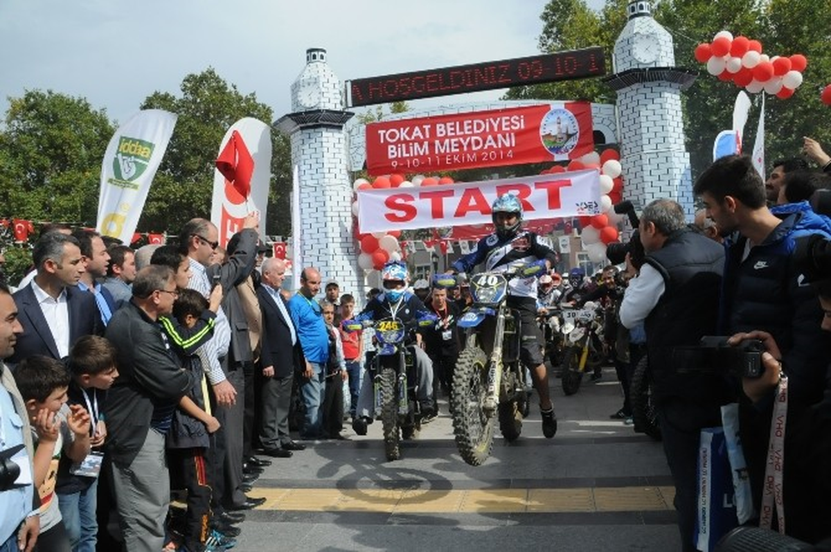 Tokat\'ta Enduro Şampiyonası Heyecanı