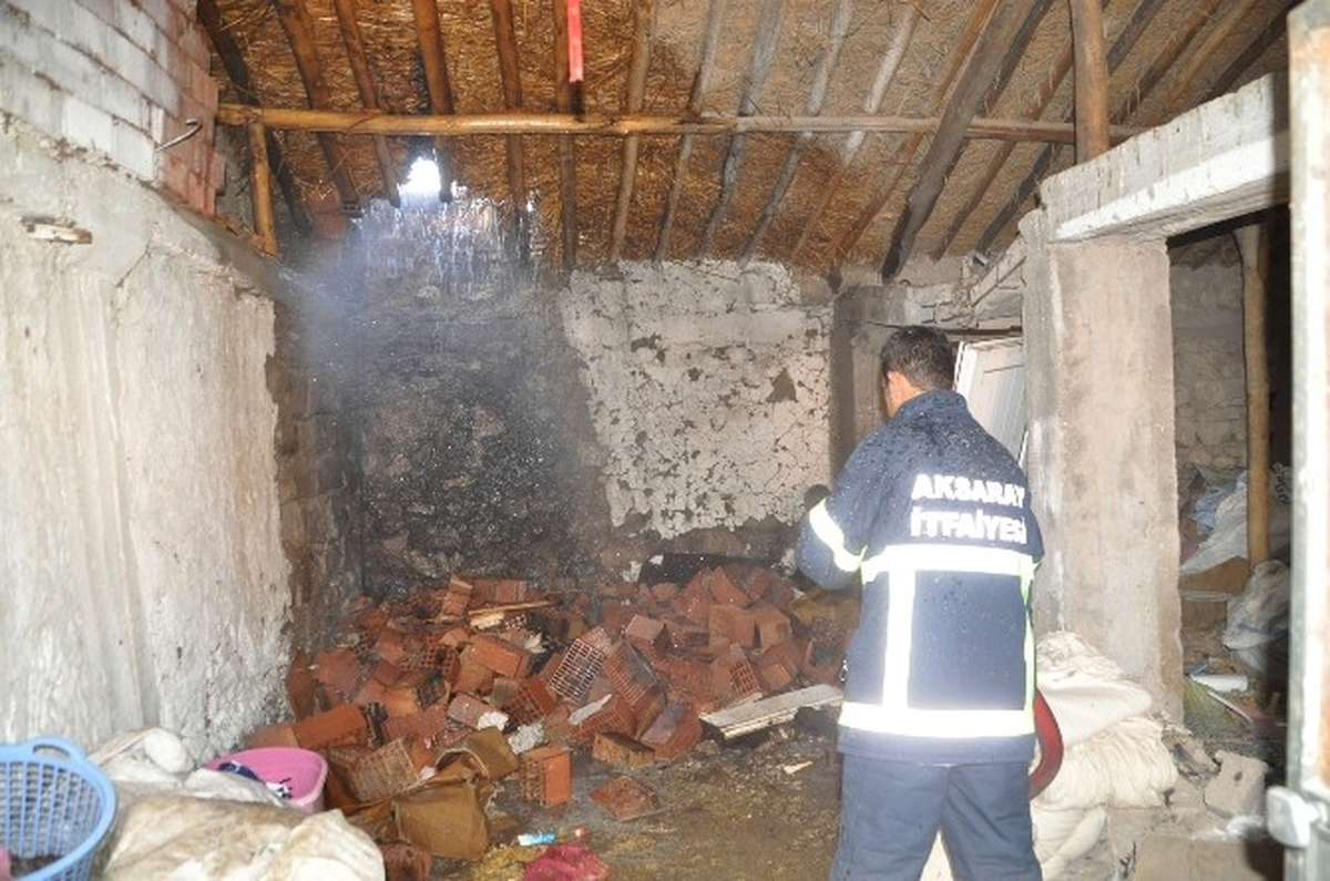 Aksaray\'da Tandır Yangını Korkuttu