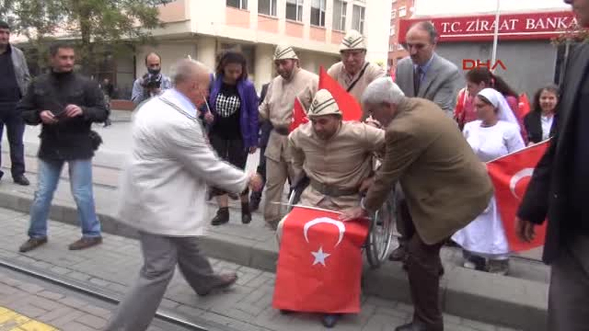 Büyük Yürüyüş\'e Katılanlar Eskişehir\'e Geldi