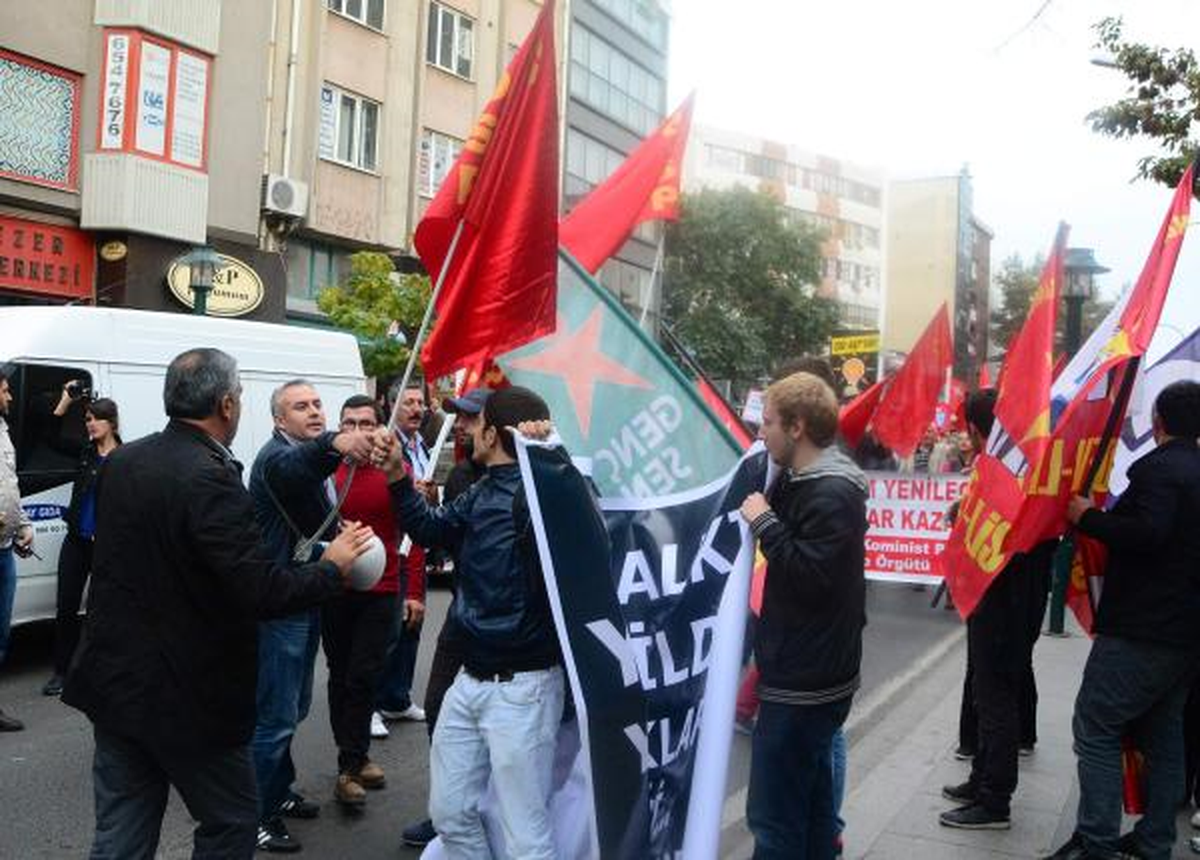Çorlu\'da Işid Protestosu
