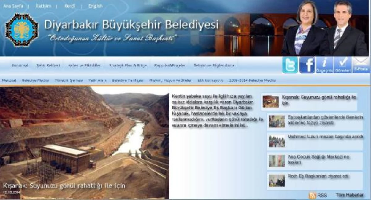 Diyarbakır\'ın İçme Suyuna Zehir Katıldığı İddiasına Kışanak\'tan Cevap