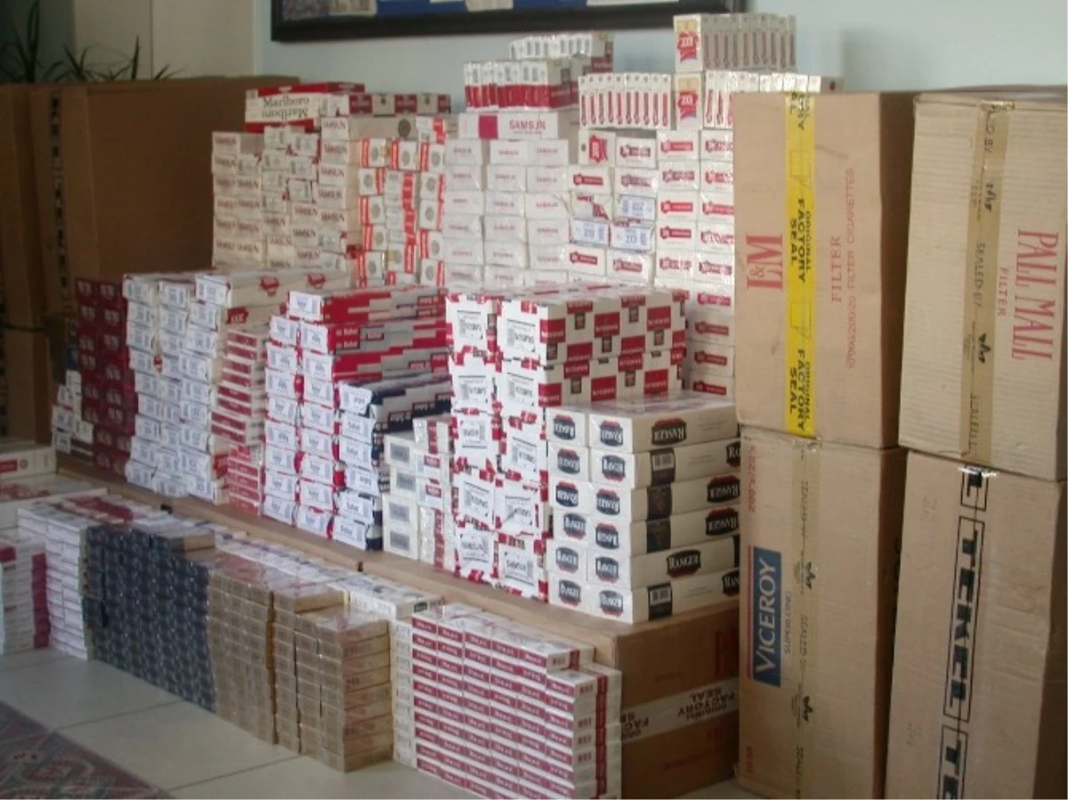Alanya\'da 8 Bin 701 Paket Gümrük Kaçağı Sigara Ele Geçirildi