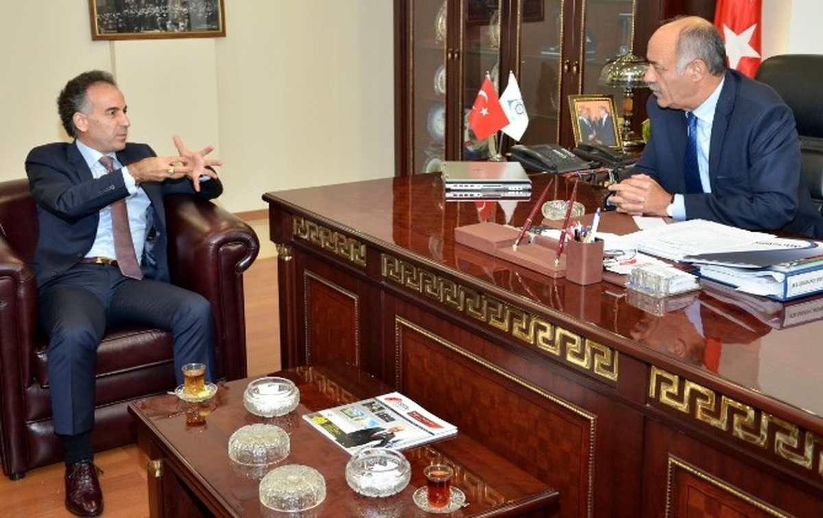 Atafom" Proje Ortağından Başkan Yücelik\'e Ziyaret