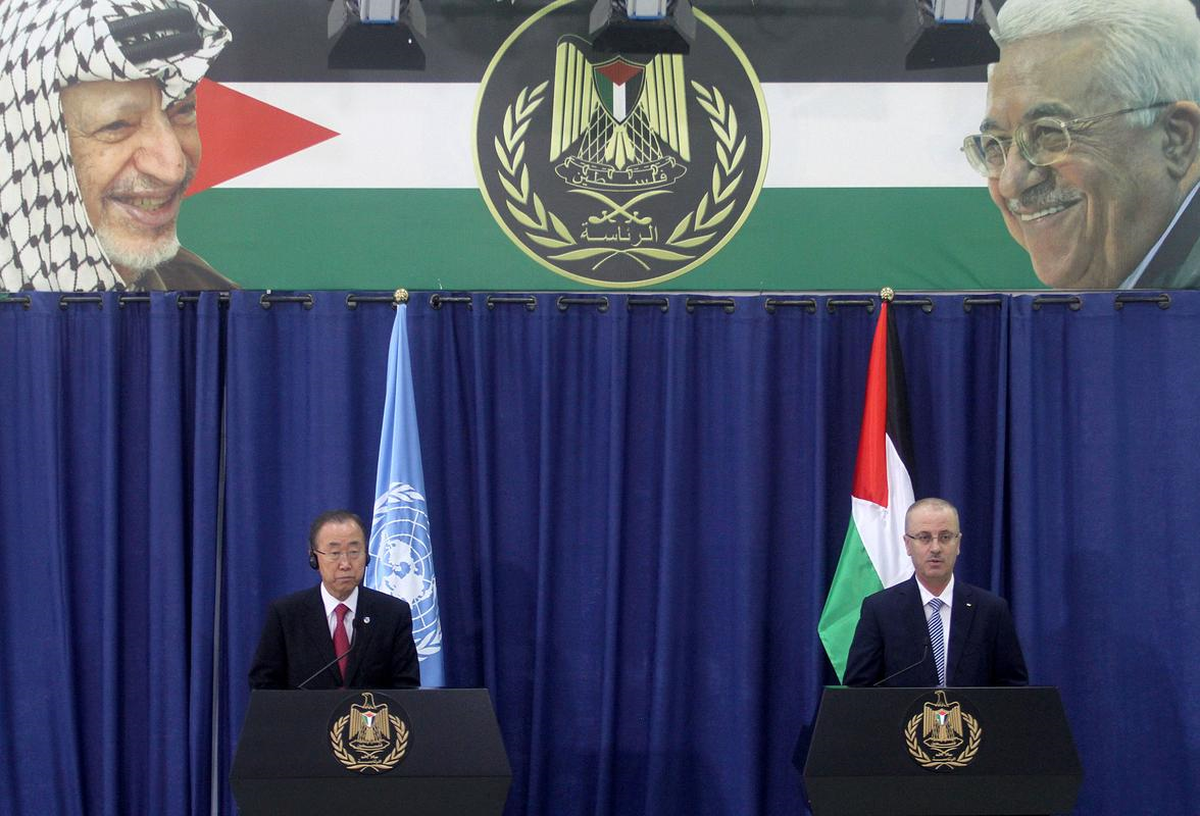 BM Genel Sekreteri Ban, Ramallah\'ta