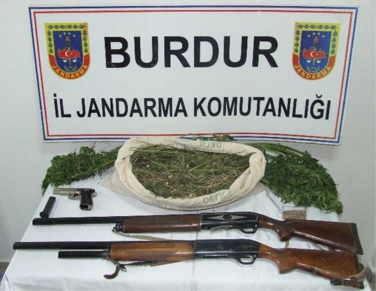 Burdur Jandarmadan Uyuşturucu Operasyonu