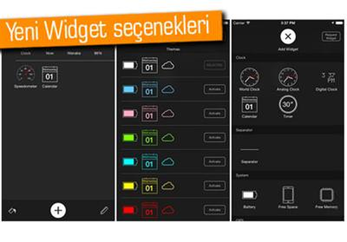 İos 8 Bildirim Merkezine Yeni Widget\'lar Ekleyin