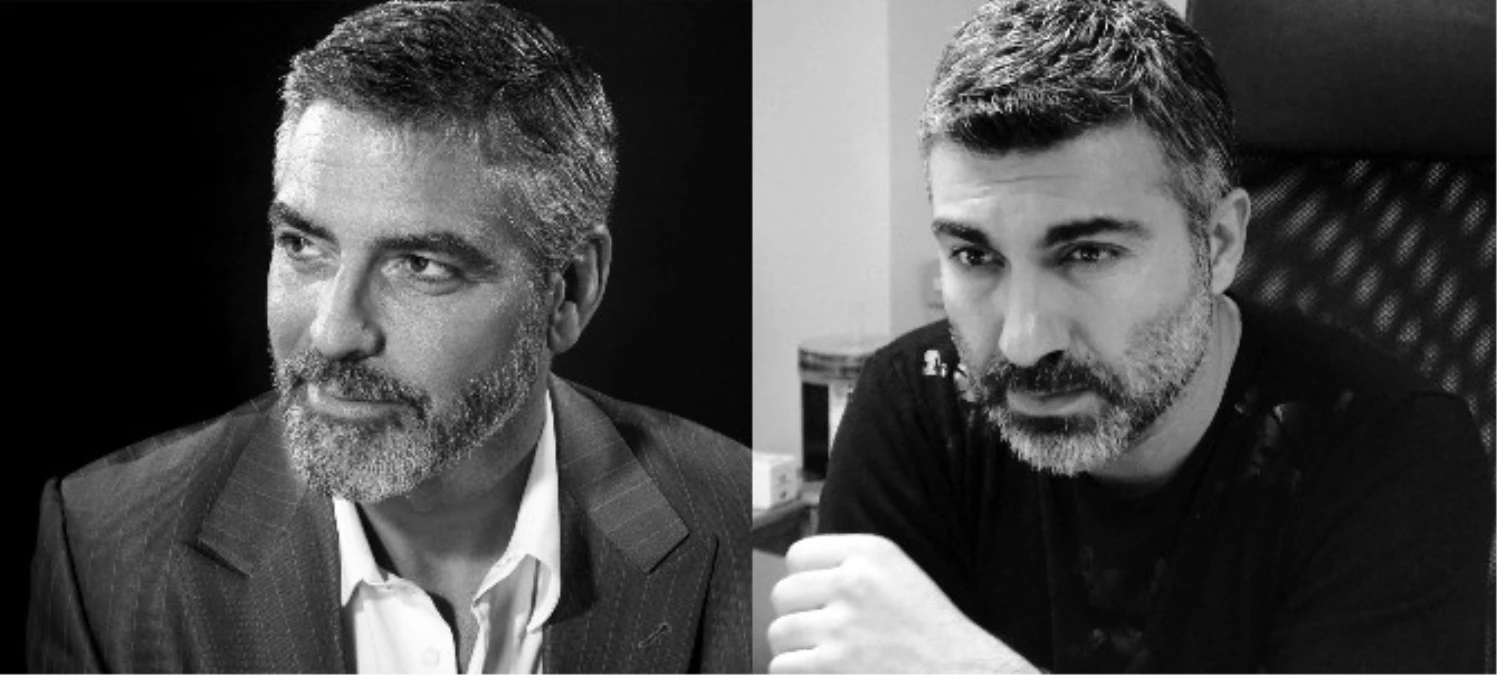 Murat Erbey\'in Sakallı Albüm Fotoğrafına George Clooney Düzenlemesi