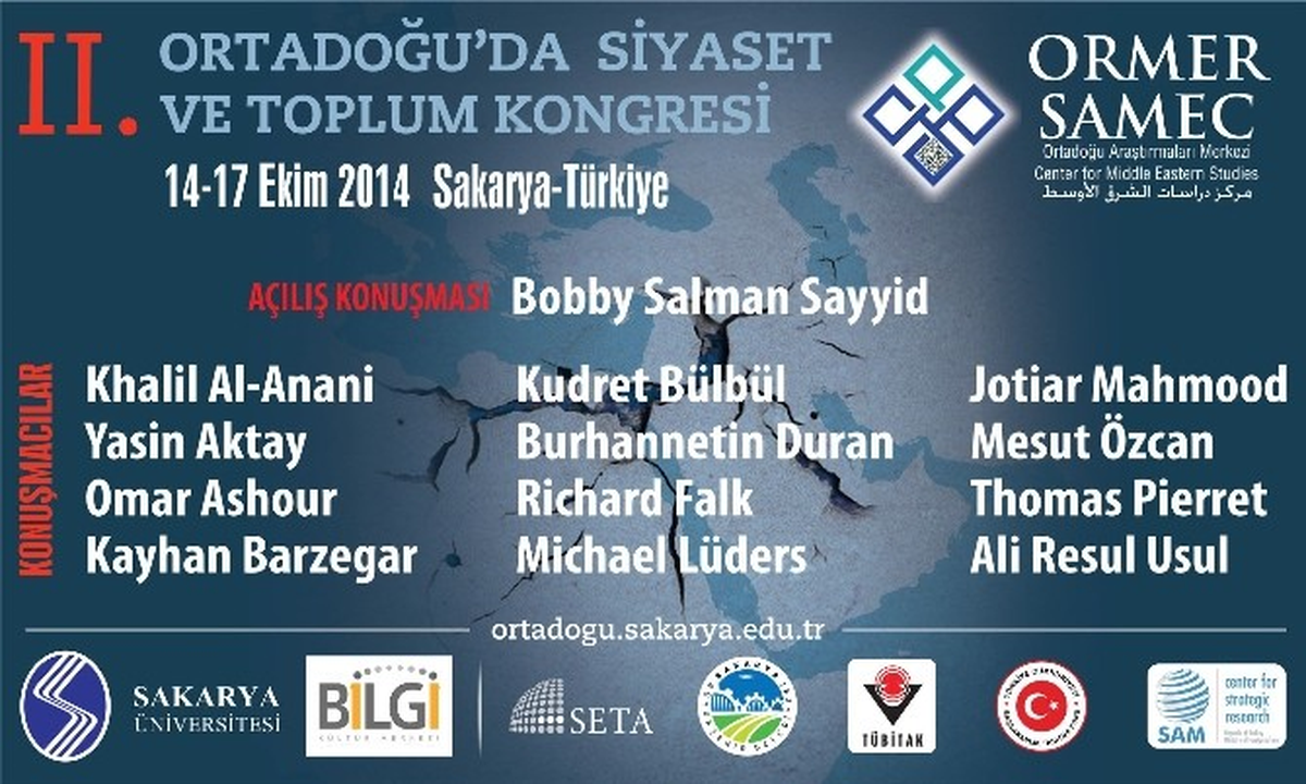 Ortadoğu\'da Siyaset ve Toplum Kongresi Başlıyor