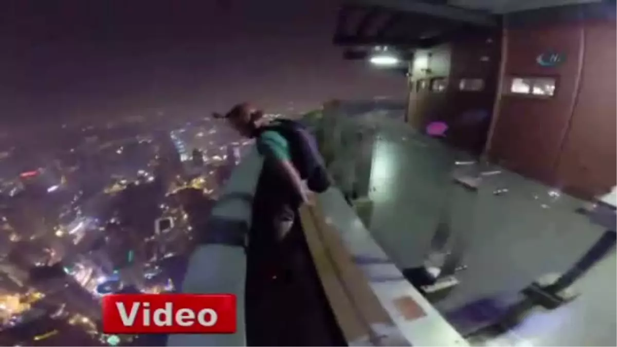 396 Metre Yükseklikten Havuza Atladı