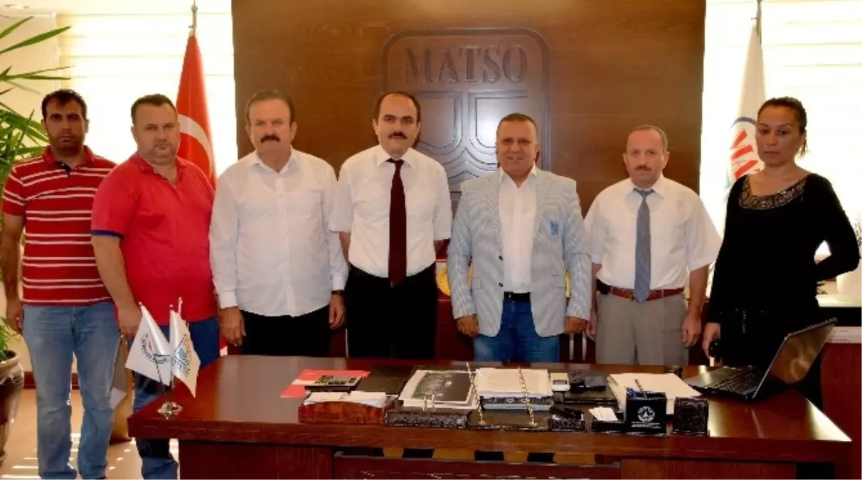 Manavgat Vergi Dairesi Müdürü Baş, MATSO'yu Ziyaret Etti