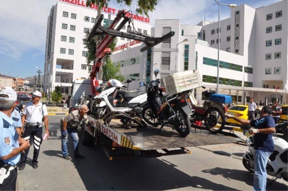 Nazilli\'de Motosiklet Sürücülerine Ceza Yağdı