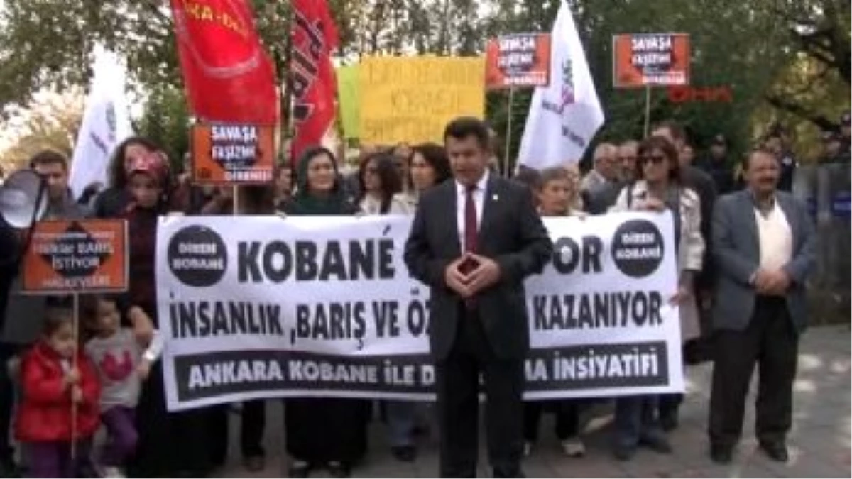 TBMM Önünde \'Kobani\' Eylemi