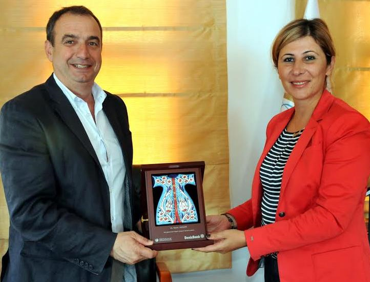 Denizbank Genel Müdürü Ateş\'ten Gençer\'e Başarı Dileği