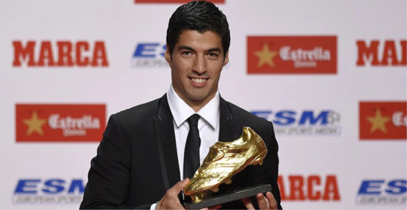 Luis Suarez, "Altın Ayakkabı" Ödülünü Aldı