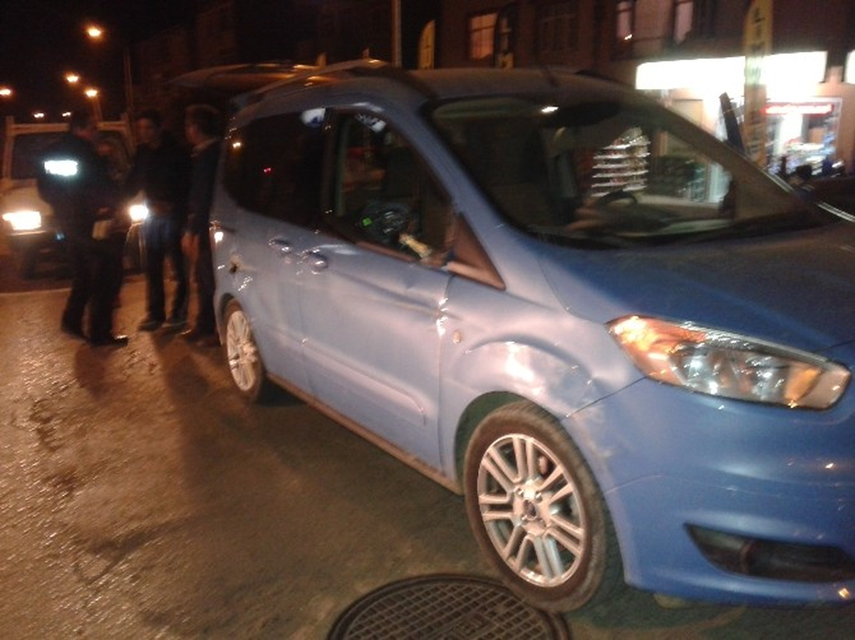 Tekirdağ\'da Maddi Hasarlı Trafik Kazası