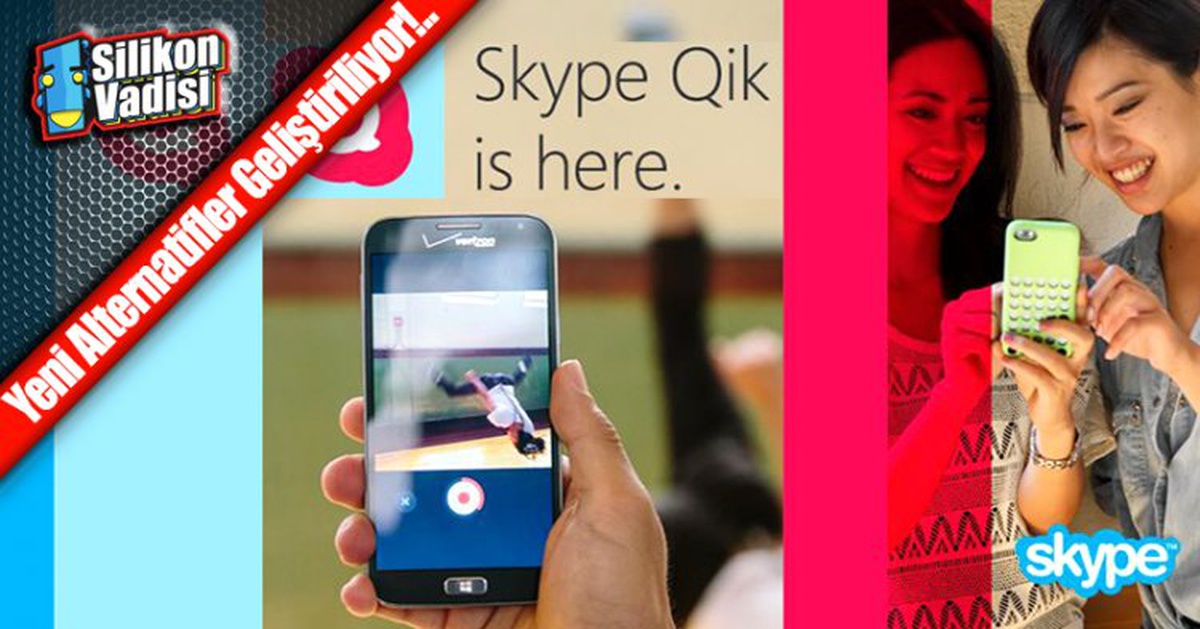 Yepyeni Video Mesajlaşma Uygulaması: Skype Qik!