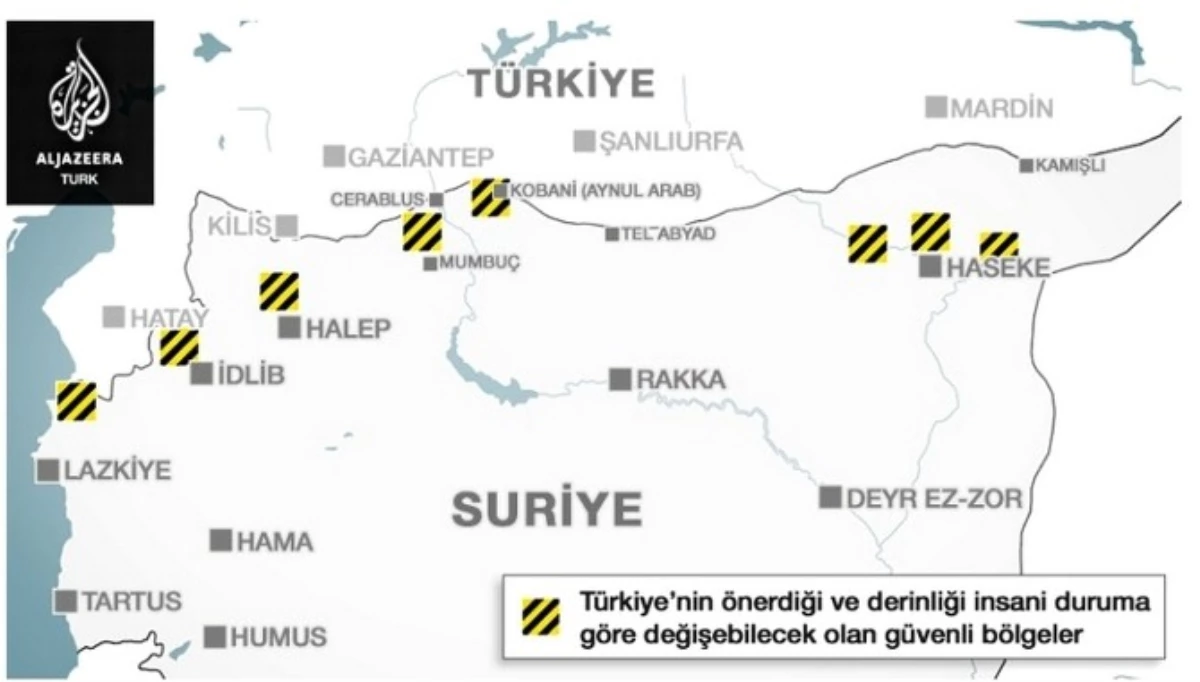 Başbakan Davutoğlu, Güvenli Bölgenin Sınırlarını Açıkladı