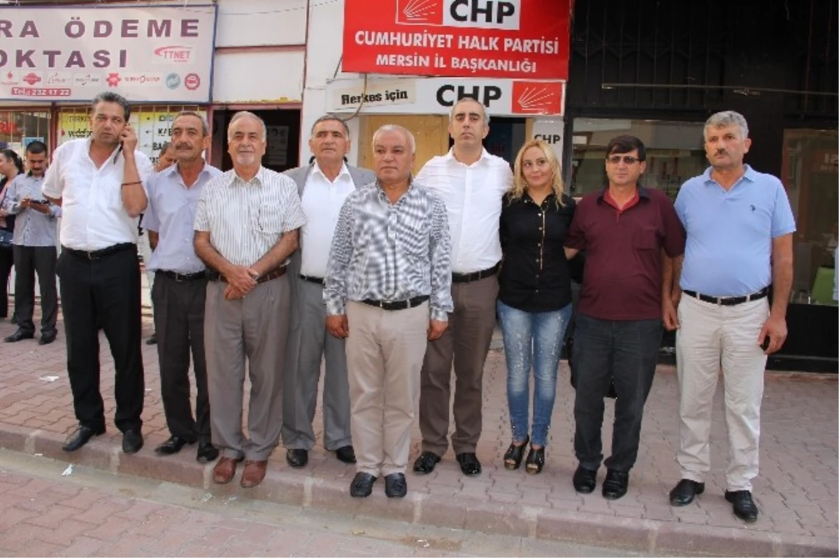 CHP Mersin İl Yönetimini Düşüren 13 İsim İmzalarına Sahip Çıktı