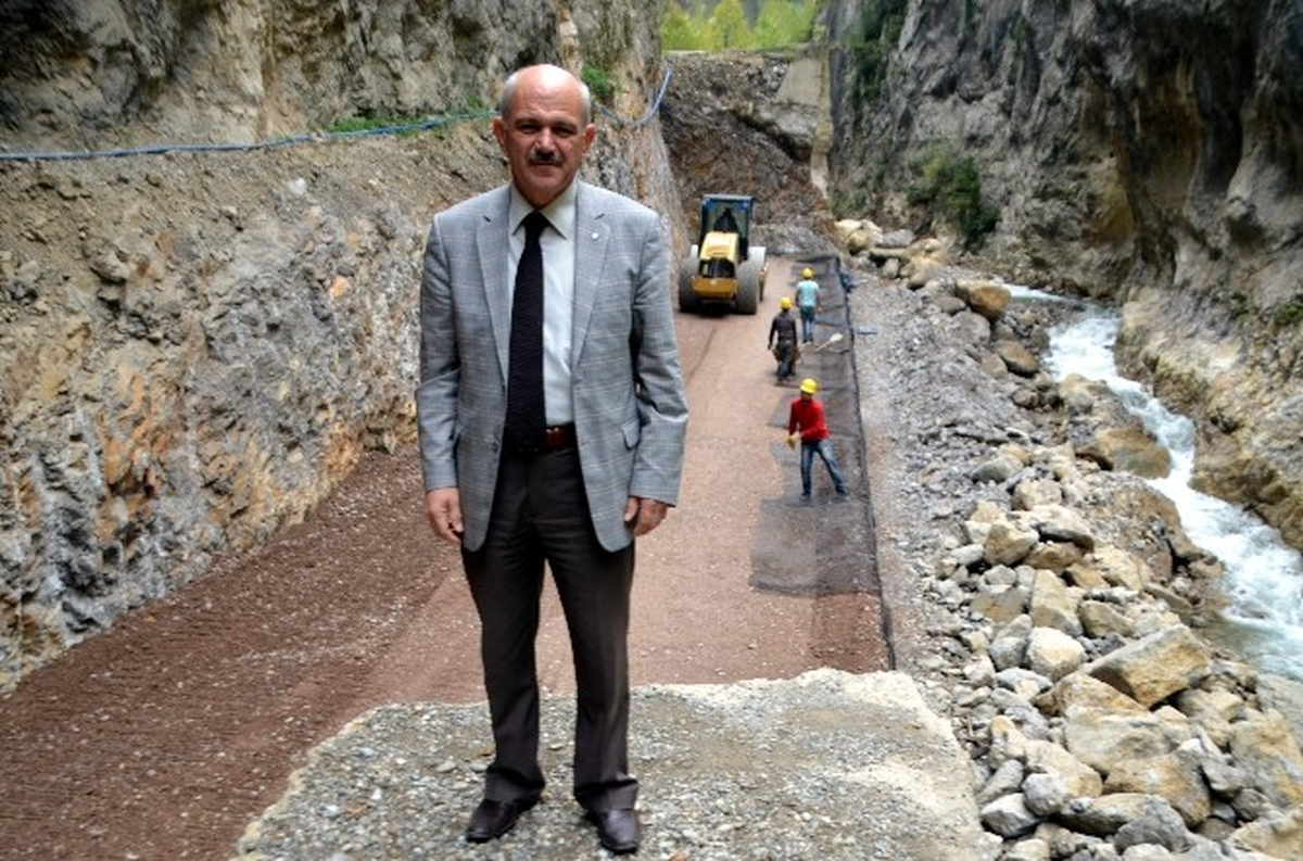 Genel Sekreter Uzun İncebaklar Köy Yoluu İnceledi
