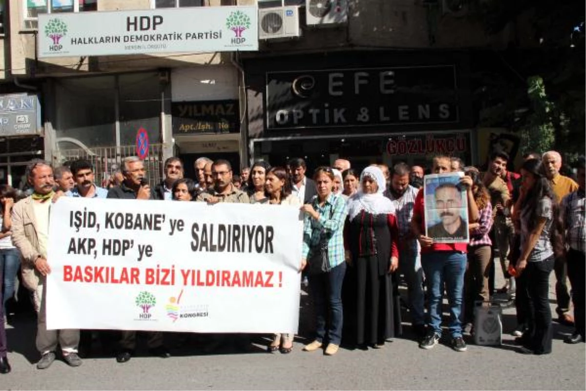 HDP\'den Mersin\'de Kobani Eylemi
