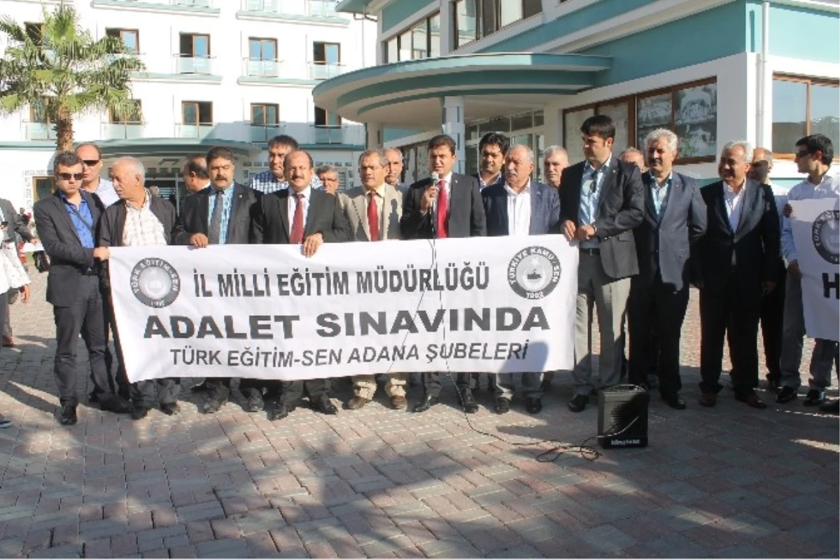 Türk Eğitim-Sen\'den "Adalet İstiyoruz" Eylemi