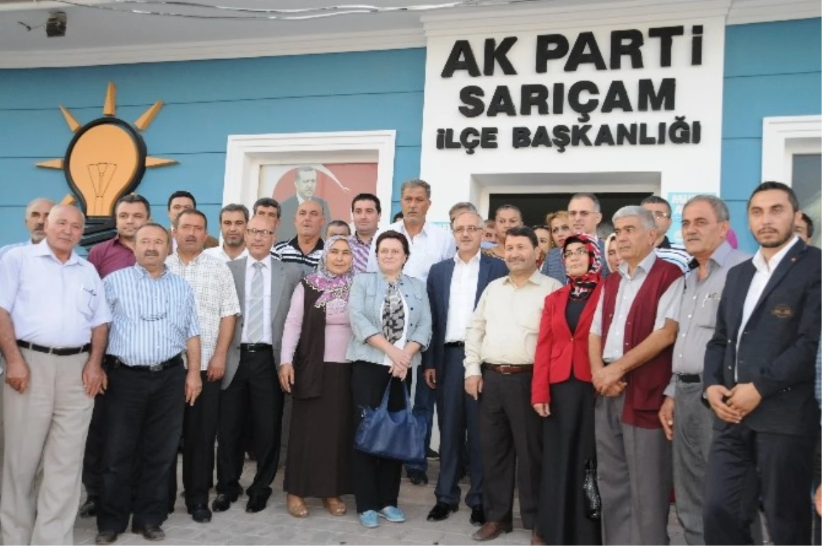 Bilen\'den AK Parti Sarıçam İlçe Teşkilatına Ziyaret