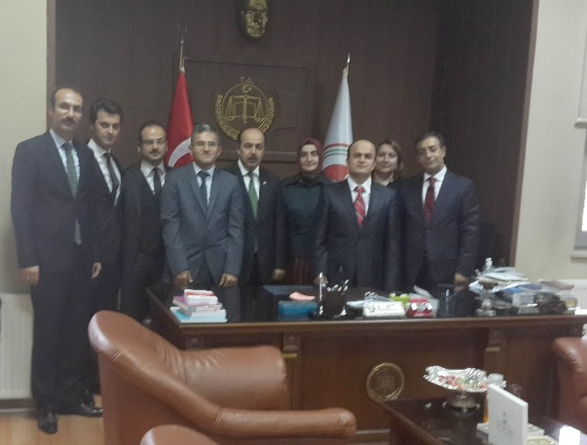 Erzurum Baro\'sun Yeni Başkanı ve Yönetiminden Adalet Komisyonu Başkanı ile Cumhuriyet Başsavcısına...