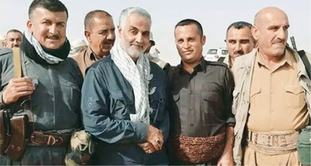İranlı Komutan Irak\'ta Çekilen Fotoğrafla Dünyaya Meydan Okudu