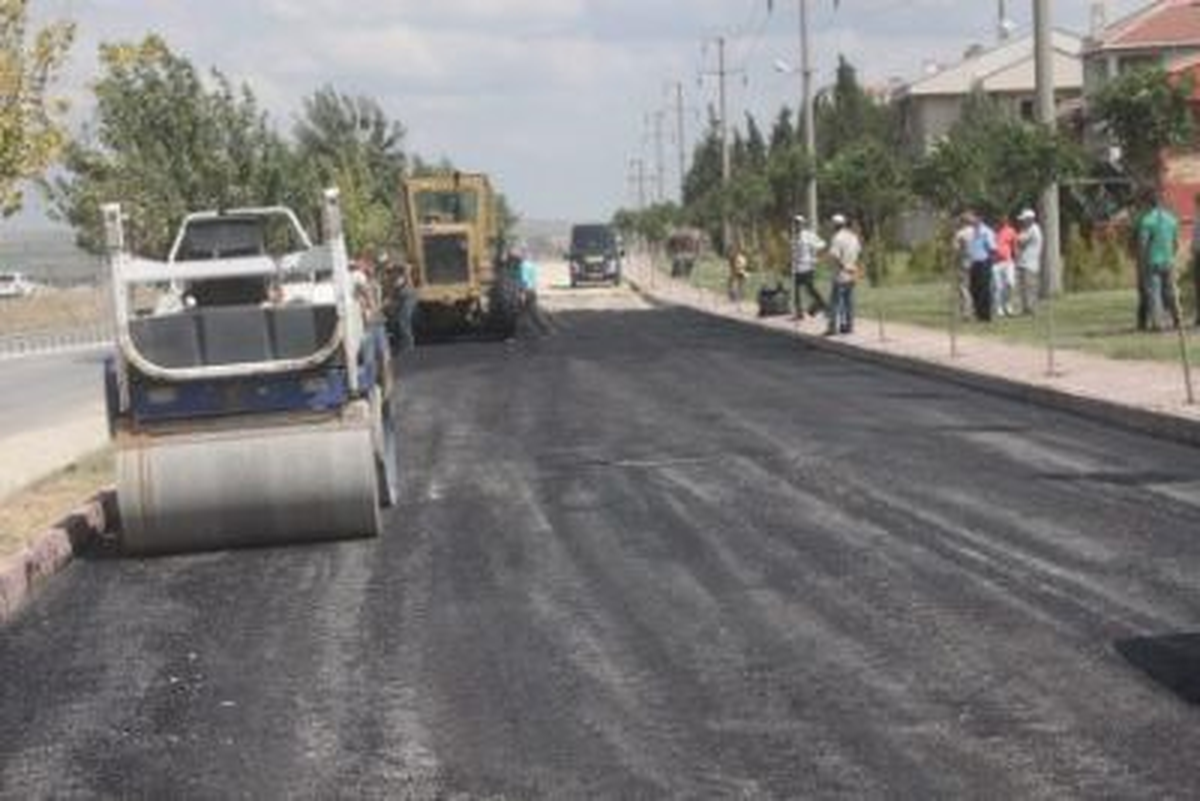 Keşan\'da Asfalt Çalışmaları