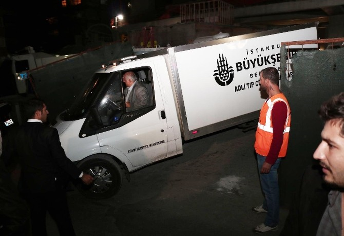 Rezidans İnşaatından Düşen İşçinin Cenazesi Morga Kaldırıldı