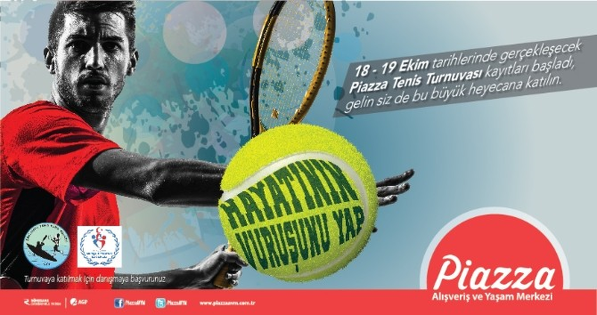 Şanlıurfa Piazza\'da Tenis Turnuvası