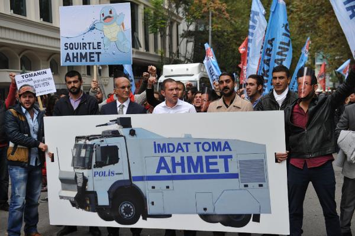 CHP\'lilerden \'Toma\' Protestosu