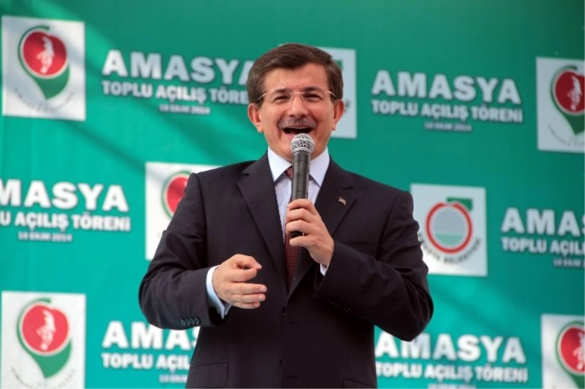 Davutoğlu: Kobani Eylemleriyle CHP ve HDP\'nin Maskesi Düştü