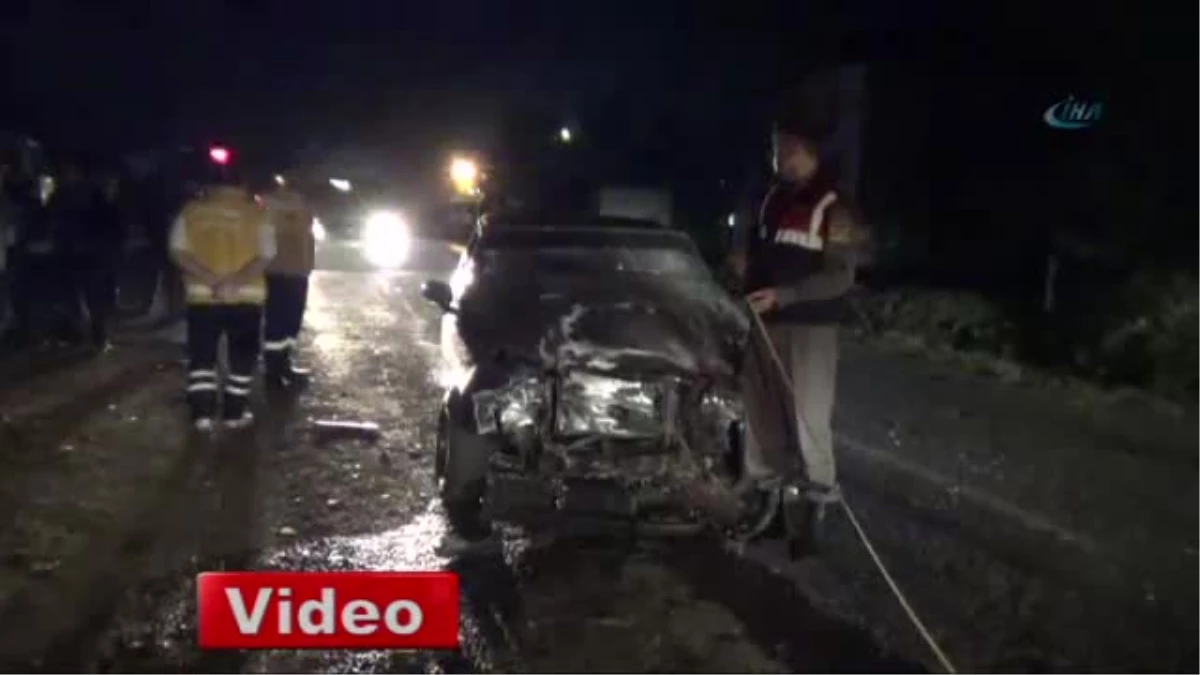 Zonguldak\'ta İki Ayrı Kaza: 1 Ölü, 5 Yaralı