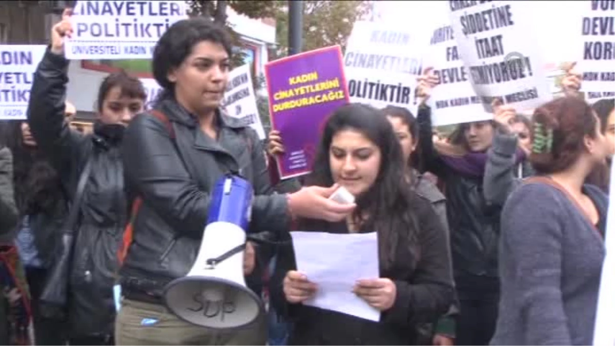 Eskişehir\'de Kadın Cinayetleri Protesto Edildi