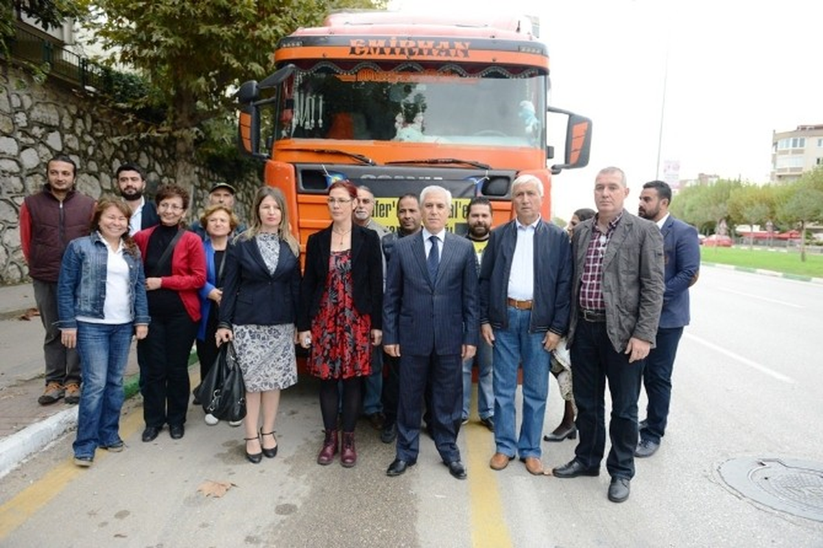 Nilüfer\'den Şengal\'e Yardım Tırı