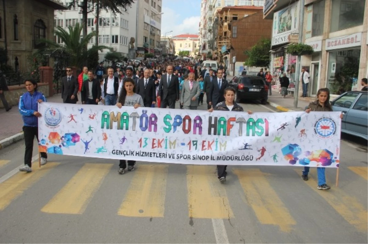 Sinop\'ta Amatör Spor Haftası Etkinlikleri