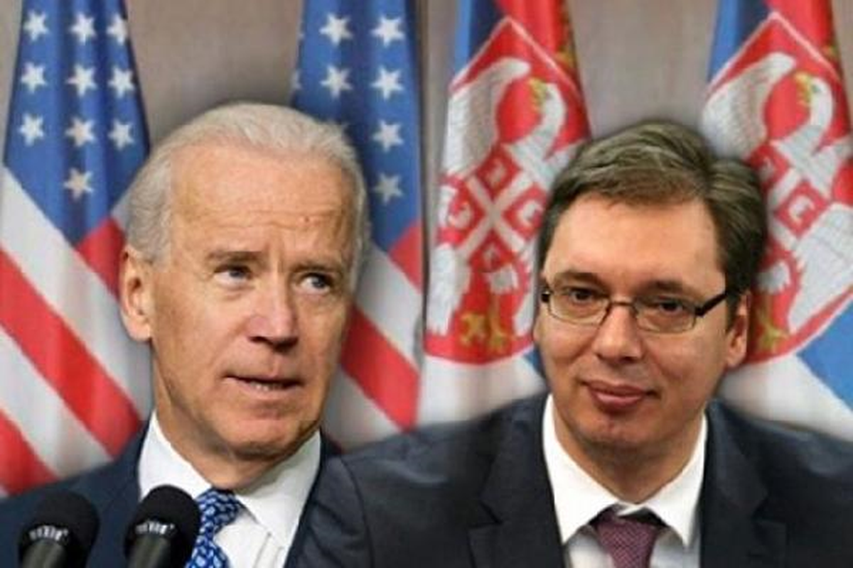 Sırbistan Başbakanı Vuçiç ve Biden Olaylı Maçı Görüştü