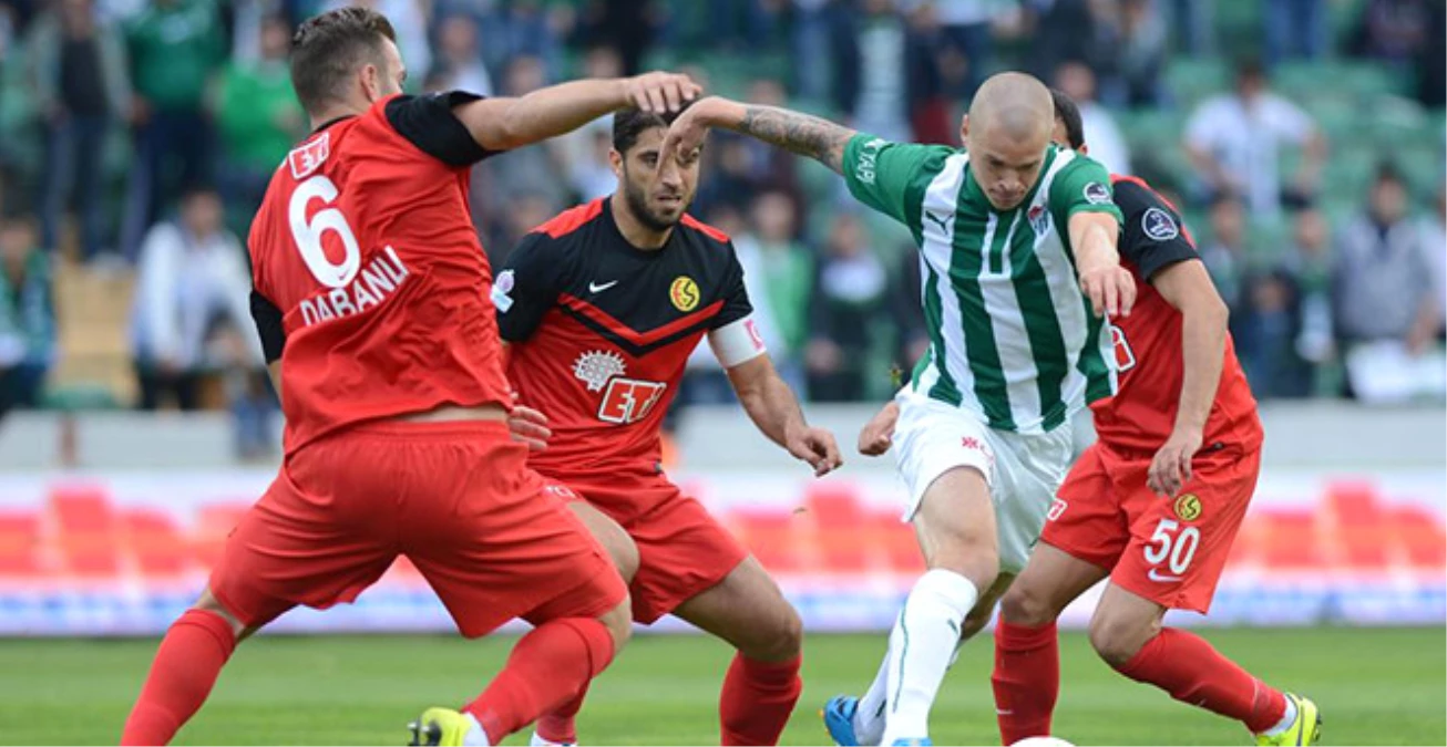 Bursaspor, Eskişehirspor\'la 2-2 Berabere Kaldı