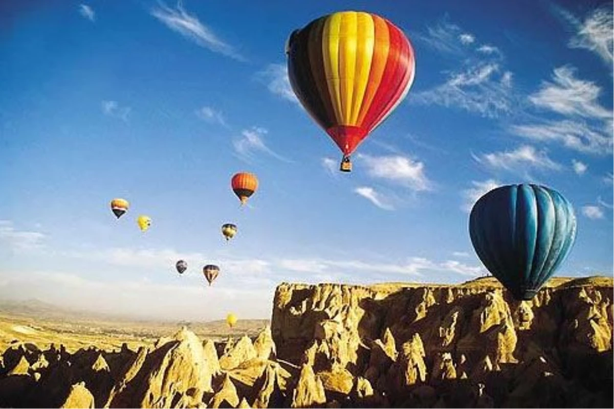 Kapadokya\'da Balon Turlarına Hava Muhalefeti Engeli