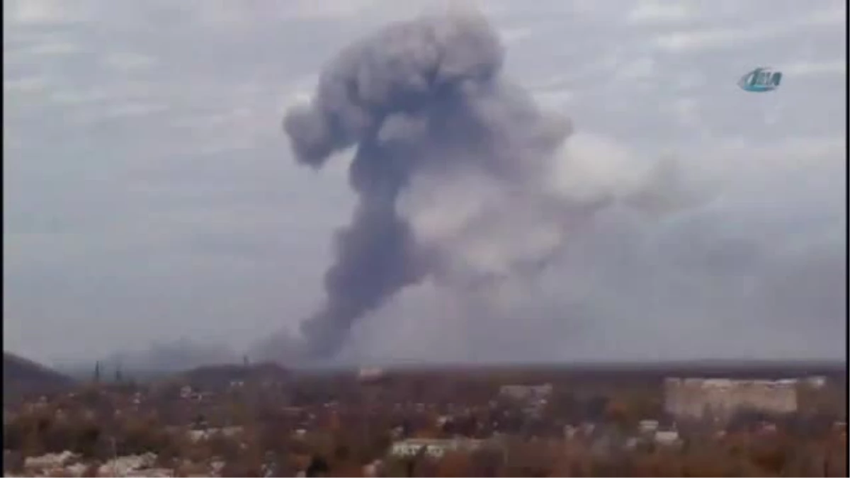 Donetsk\'te Kimyasal Tesiste Patlama