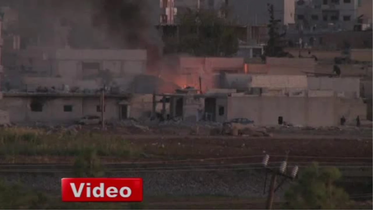 Kobani\'de Yoğun Çatışmalar Yaşanıyor